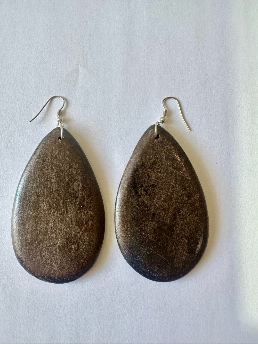 Dark Brown Teardrop Dangle Earrings - Women Jewelry
